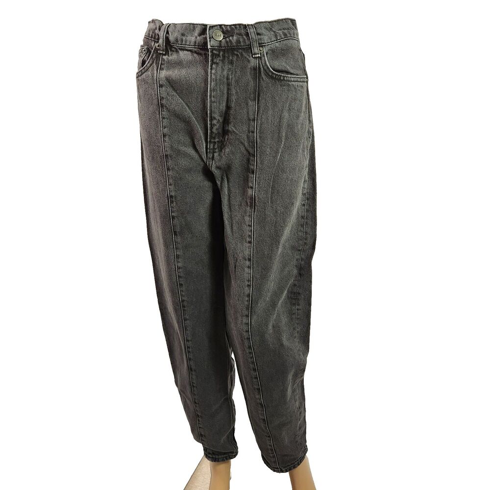Reformation Jeans High-Waist High-Rise Jeans Black Zipper-Fly Size 26